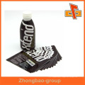 Moisture proof PVC warpping labels , energy drinks label for packaging